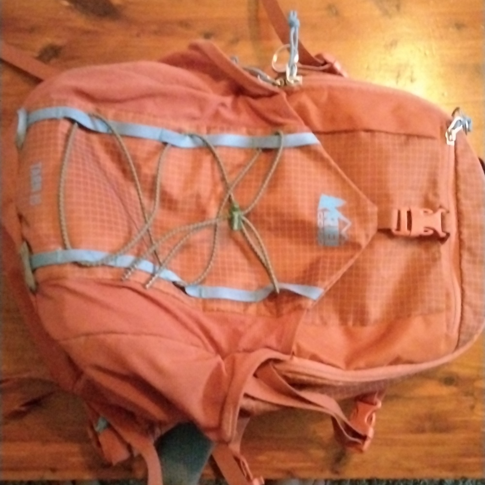 REI kids kicking day pack